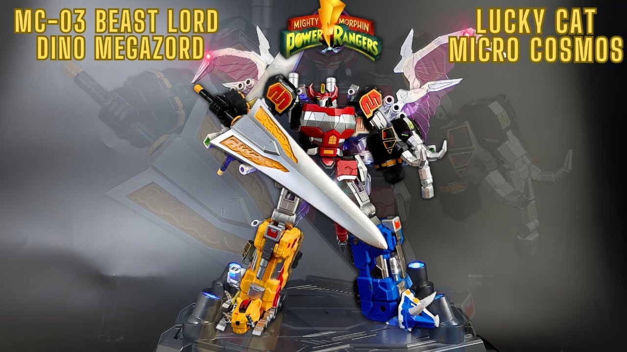 Best Megazord Lucky Cat Micro Cosmos MC-03 Beast Lord - Dino