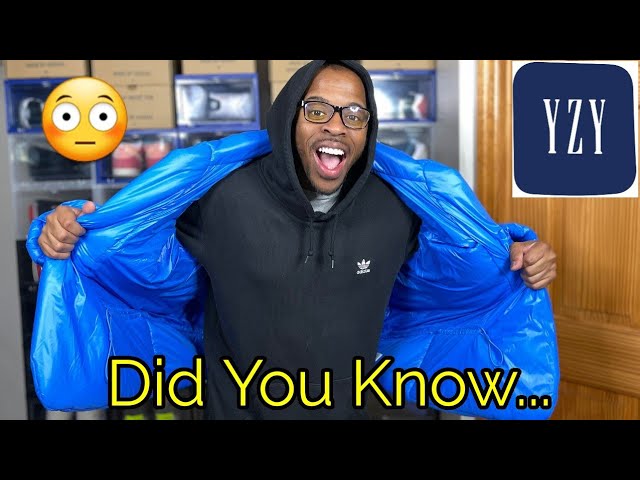 Yeezy Gap Round Jacket Blue Review - YouTube
