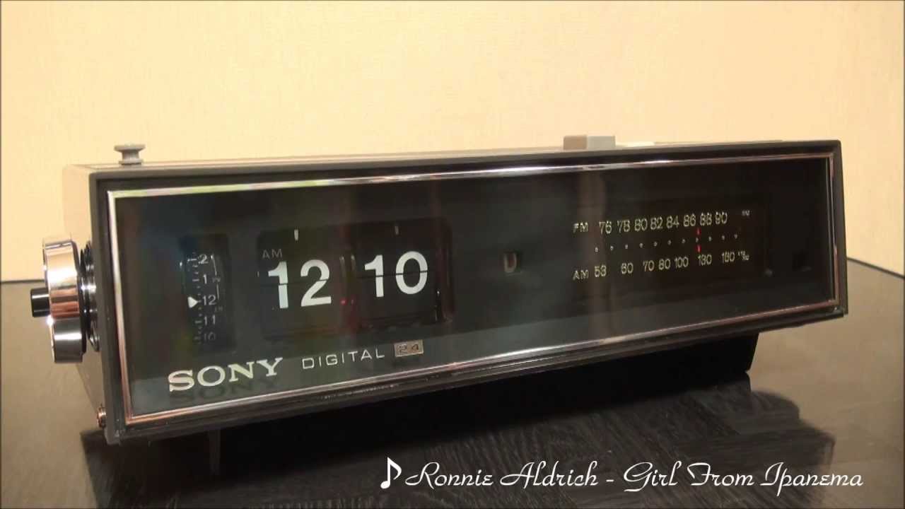SONY 世界初デジタルクロックラジオ 8FC-59 1968 The world's first