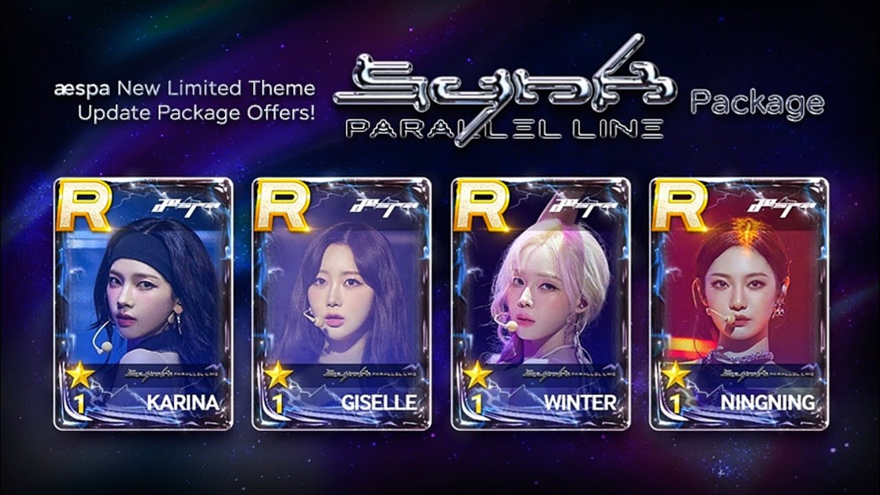 Superstar SMTOWN | aespa 'SYNK : PARALLEL LINE' Limited Theme