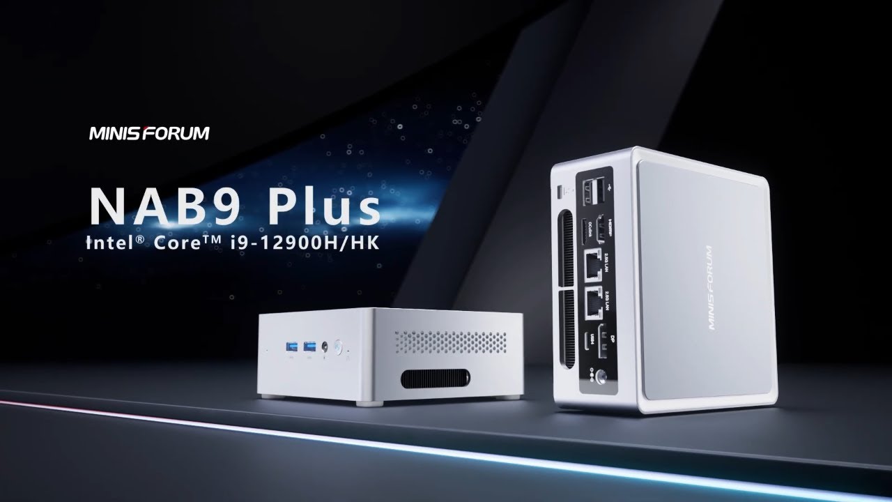 Minisforum NAB9 Plus Mini PC with Intel Core i9 12900HK & Intel