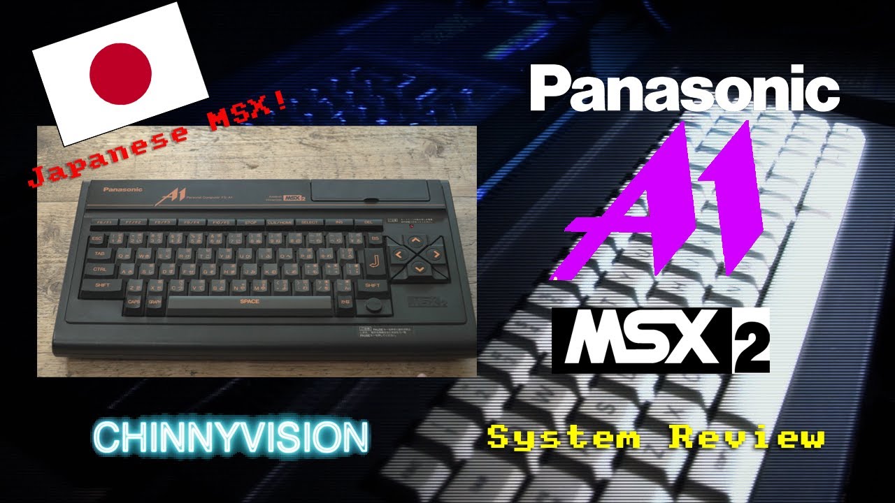 ChinnyVision - Ep 475 - Panasonic MSX2 FS A1 System Review - YouTube