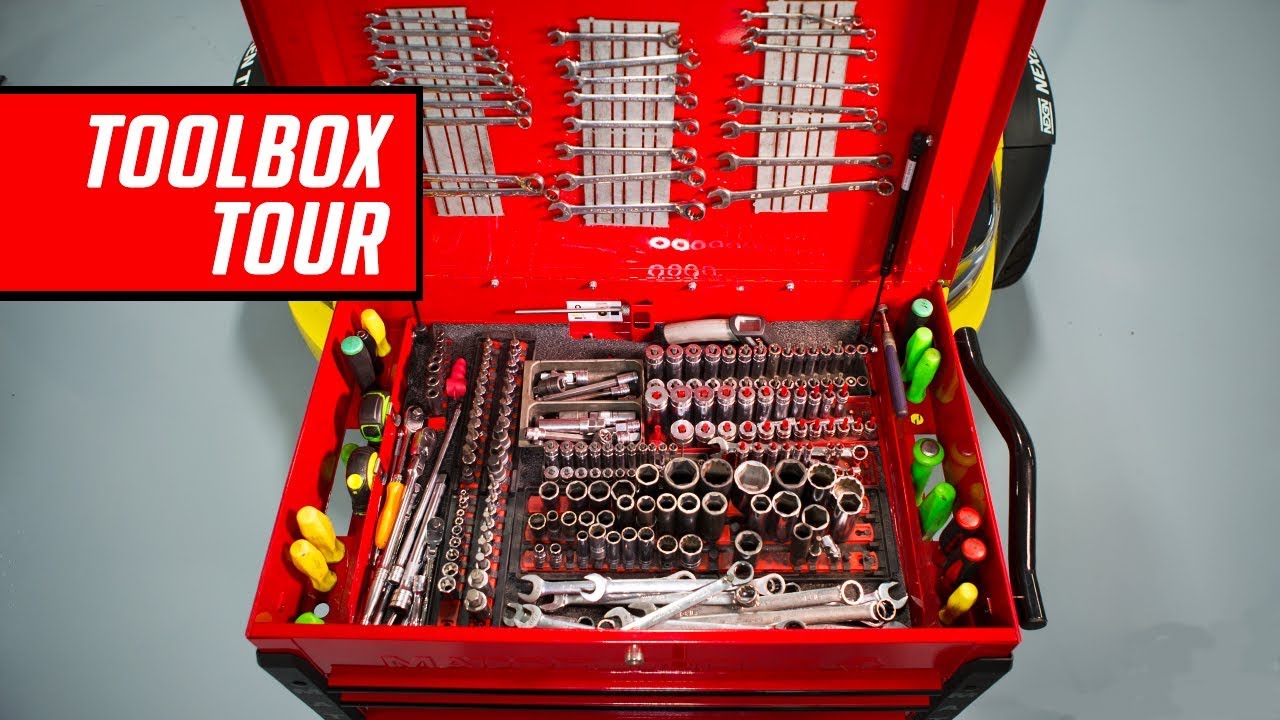 Racing Team Tool Box Tour - With Specialty Tools - YouTube