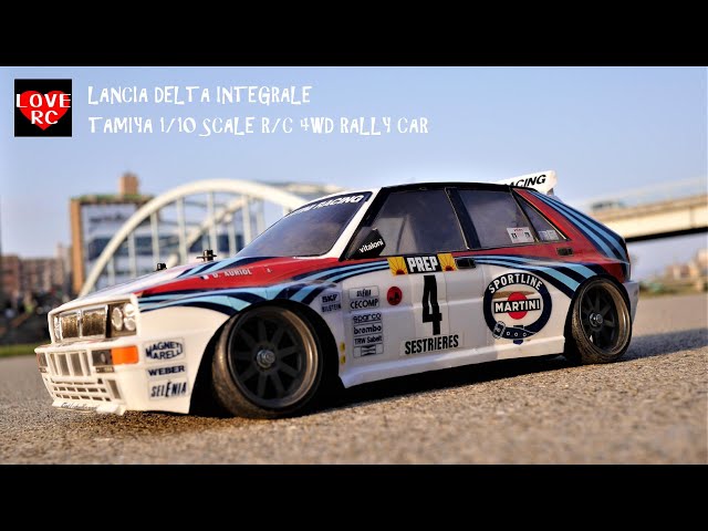 LOVE RC】ランチアの走行動画‼ラリーカーラジコン LANCIA DELTA
