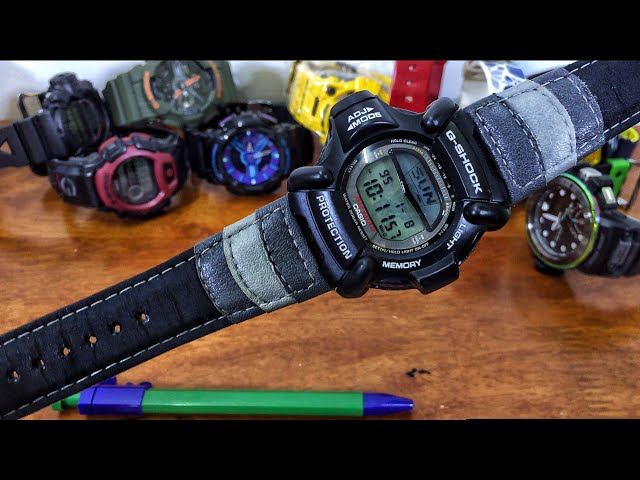 G-Shock vintage DW-9100ZJ-1T Men In Black Riseman watch unboxing