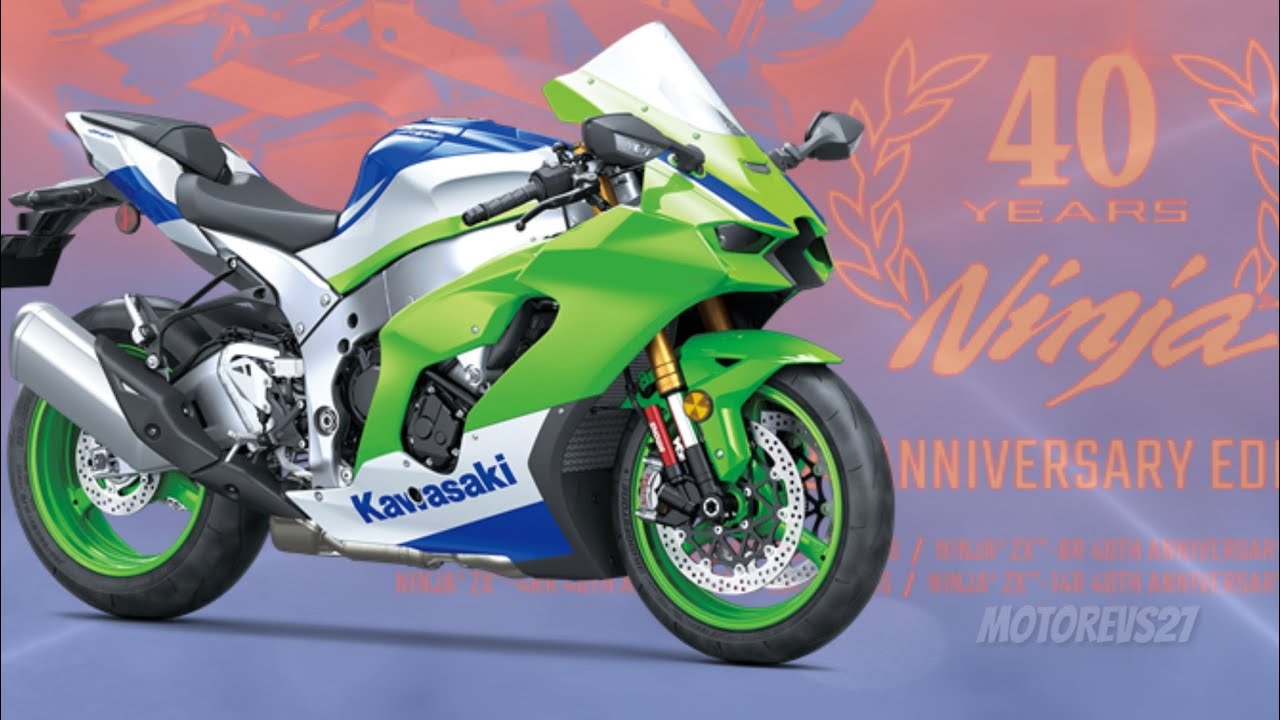 2024 Kawasaki Ninja ZX-10R Livery 40th Anniversary - YouTube