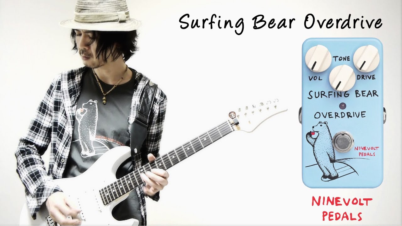Ninevolt Pedals | Surfing Bear Overdrive (Animals Pedal) - YouTube