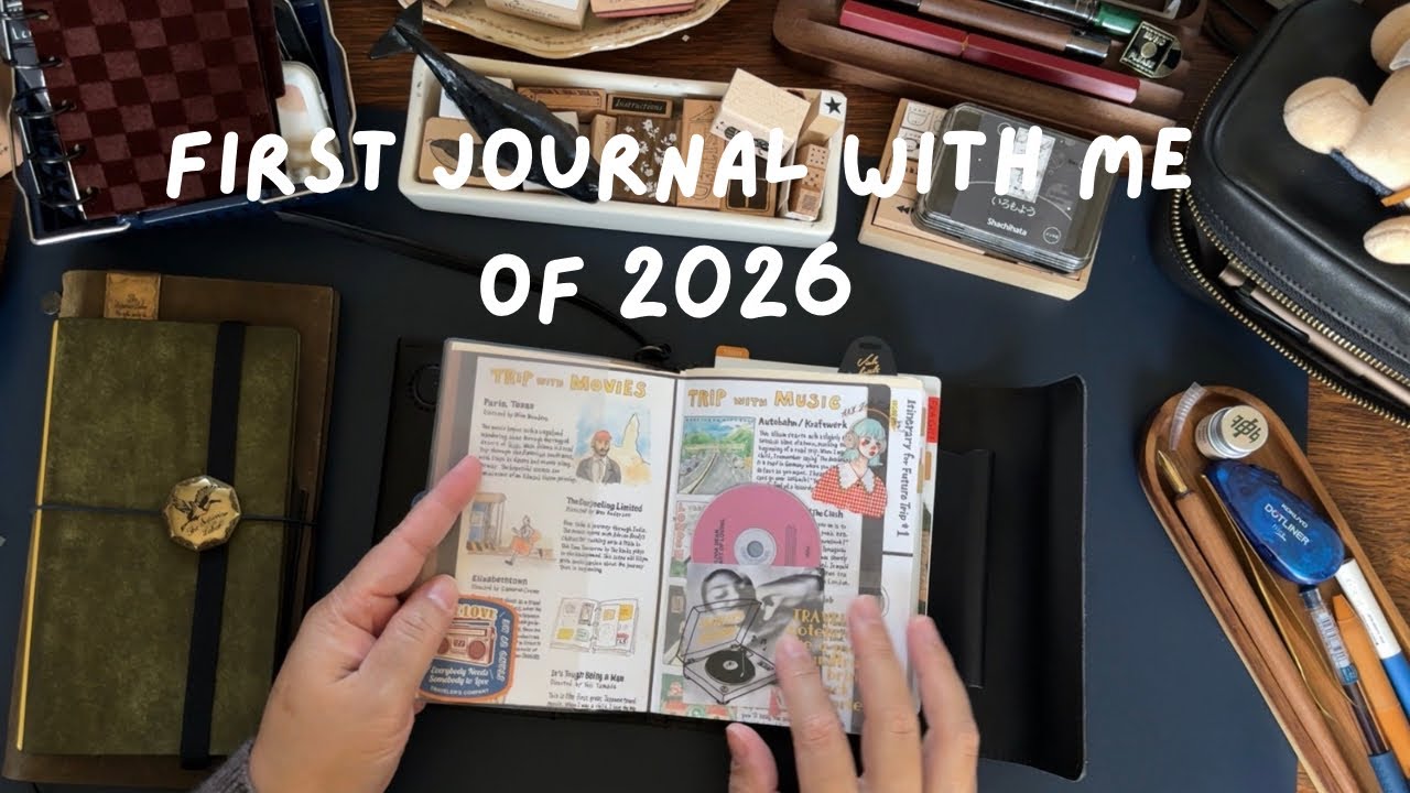 Journaling In My Hobonichi A6 Techo + Unexpected Unboxing Of My