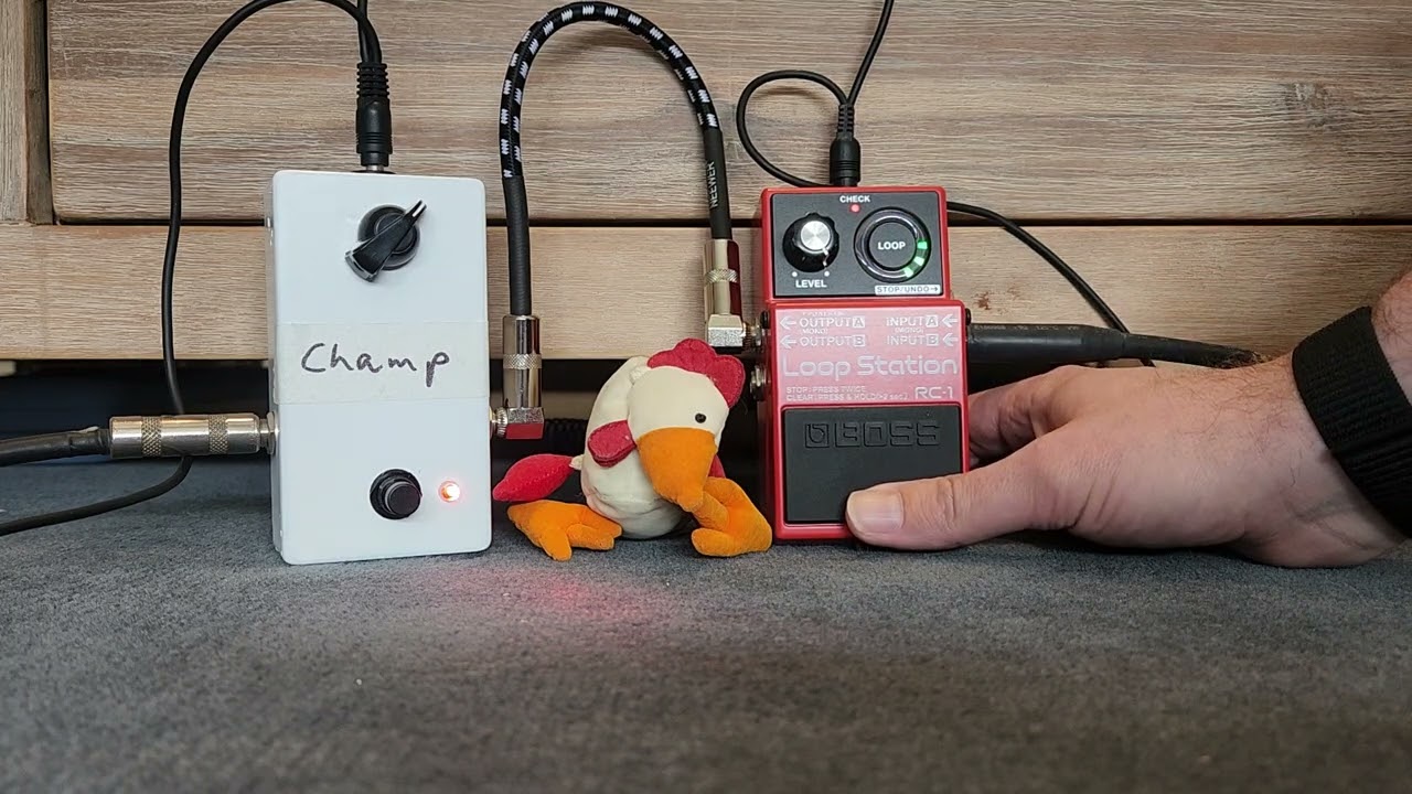 Lovepedal Champ DIY Guitar Pedal Sound Demonstration - YouTube