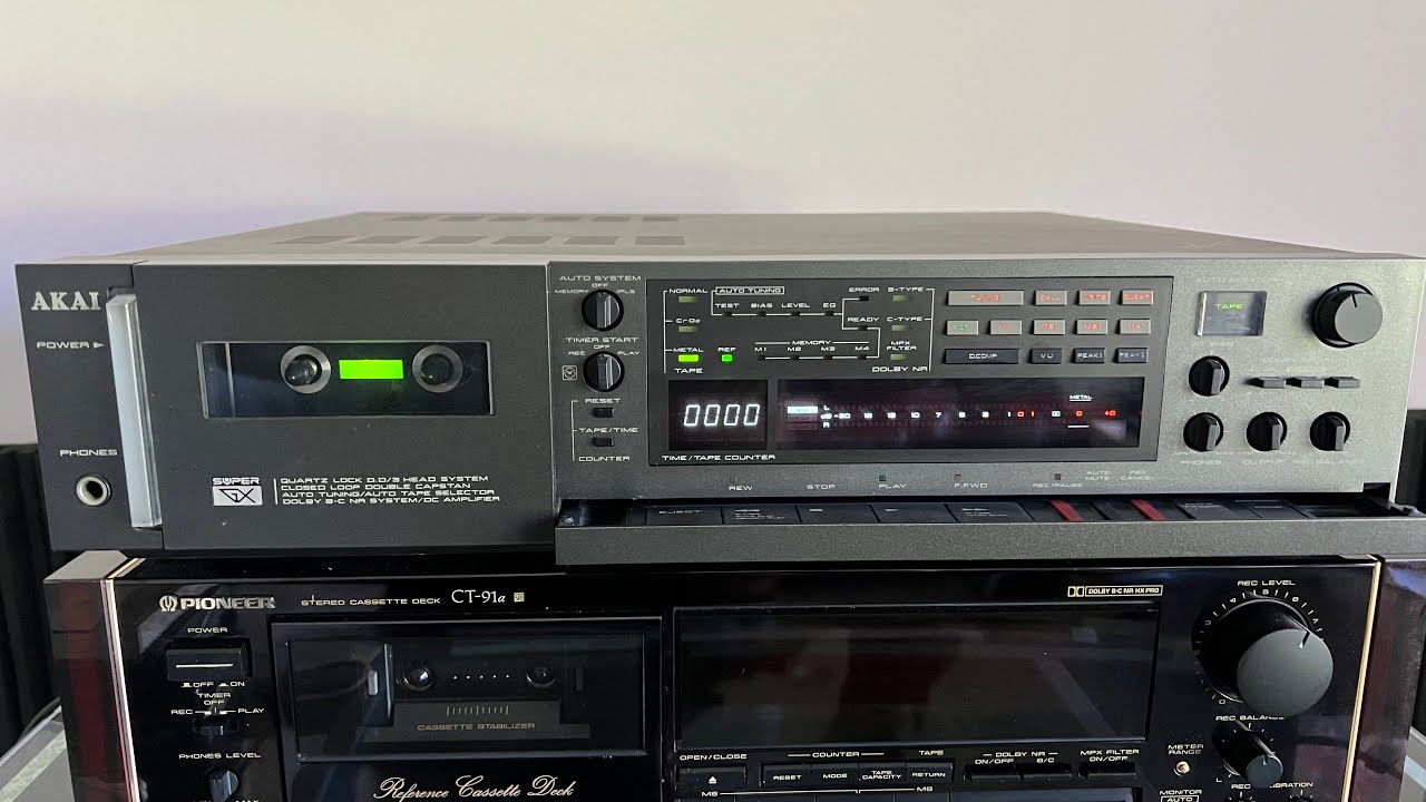 Akai GX-F91: A Rare Gem in Shadow Gray Arrives! - YouTube