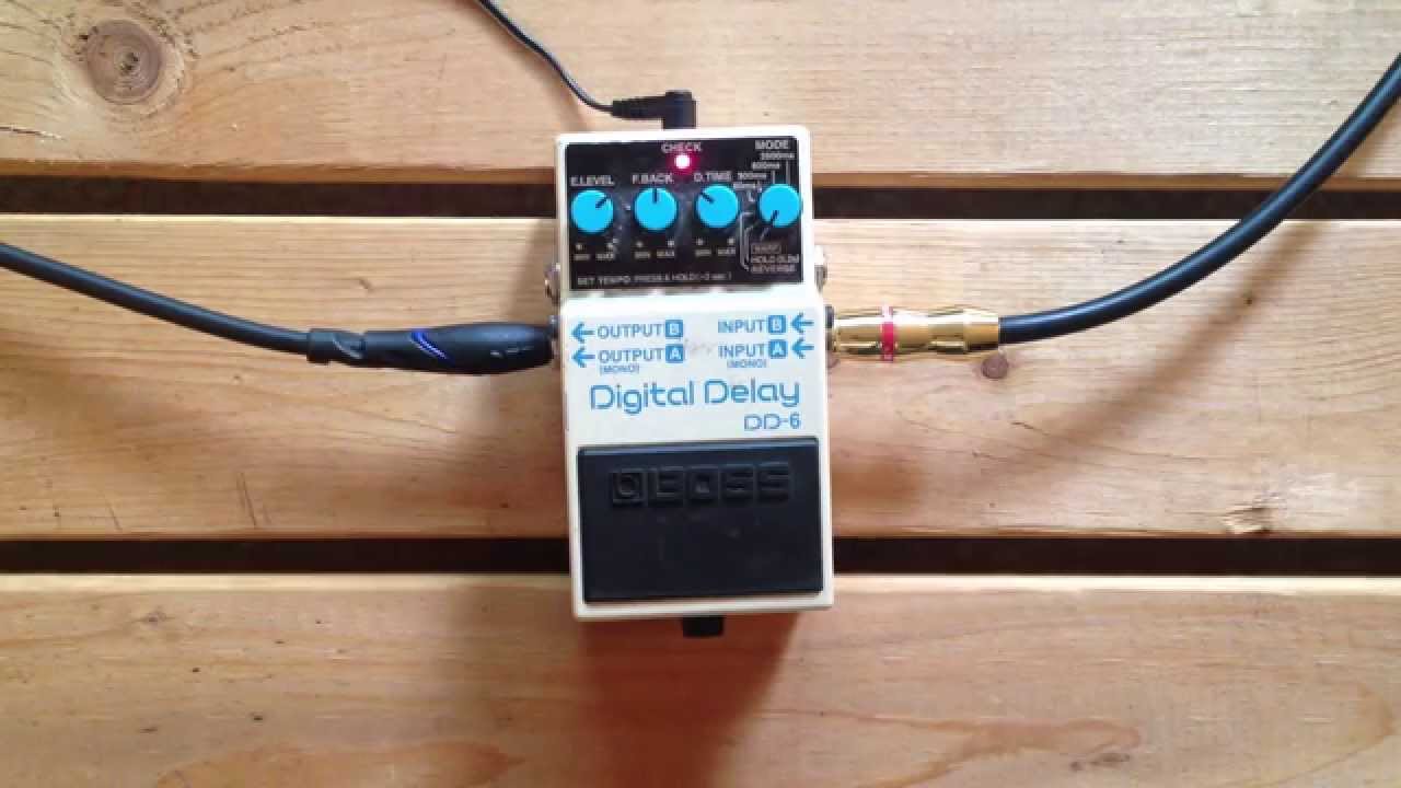 5 Minutes with the Boss DD-6 Digital Delay - Pedal Demo - YouTube