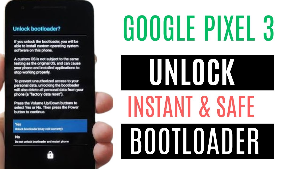 ✨pixel 3 bootloader unlock instant safe method#google - YouTube