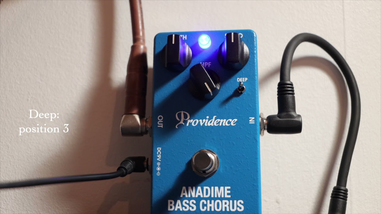 Providence Anadime Bass Chorus ABC-1 (bass demo) - YouTube