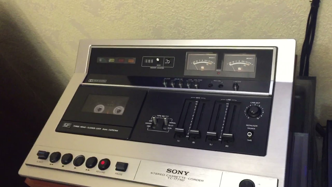 SONY TC-177SD .Готова .Проверка звучания - YouTube