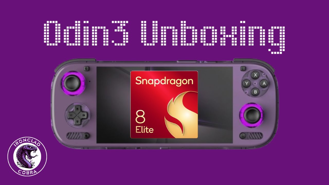 AYN Odin 3 (Clear Purple Max) Quick Unboxing/First Impressions