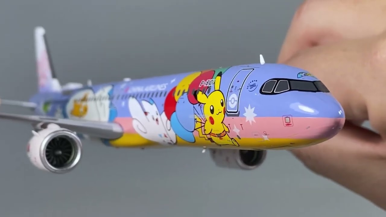 WB2013 Aviation200 China Airlines Pikachu Jet A321neo B-18101