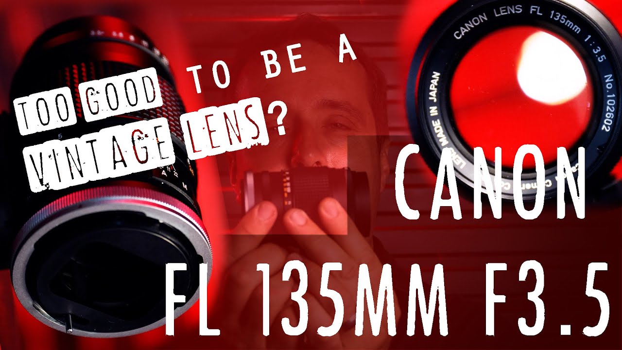 Canon FL 135mm F3.5 Lens | You need this lens | Cheap Vintage
