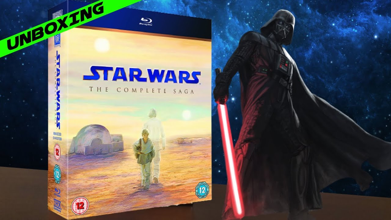 STAR WARS The Complete Saga Blu-ray UNBOXING - YouTube