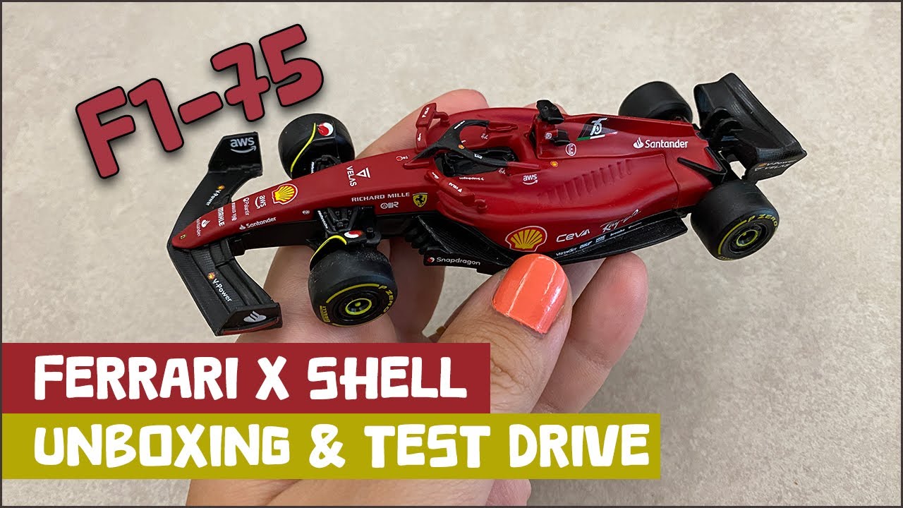 F1-75 formula 1 car | Ferrari x Shell exclusive car collection