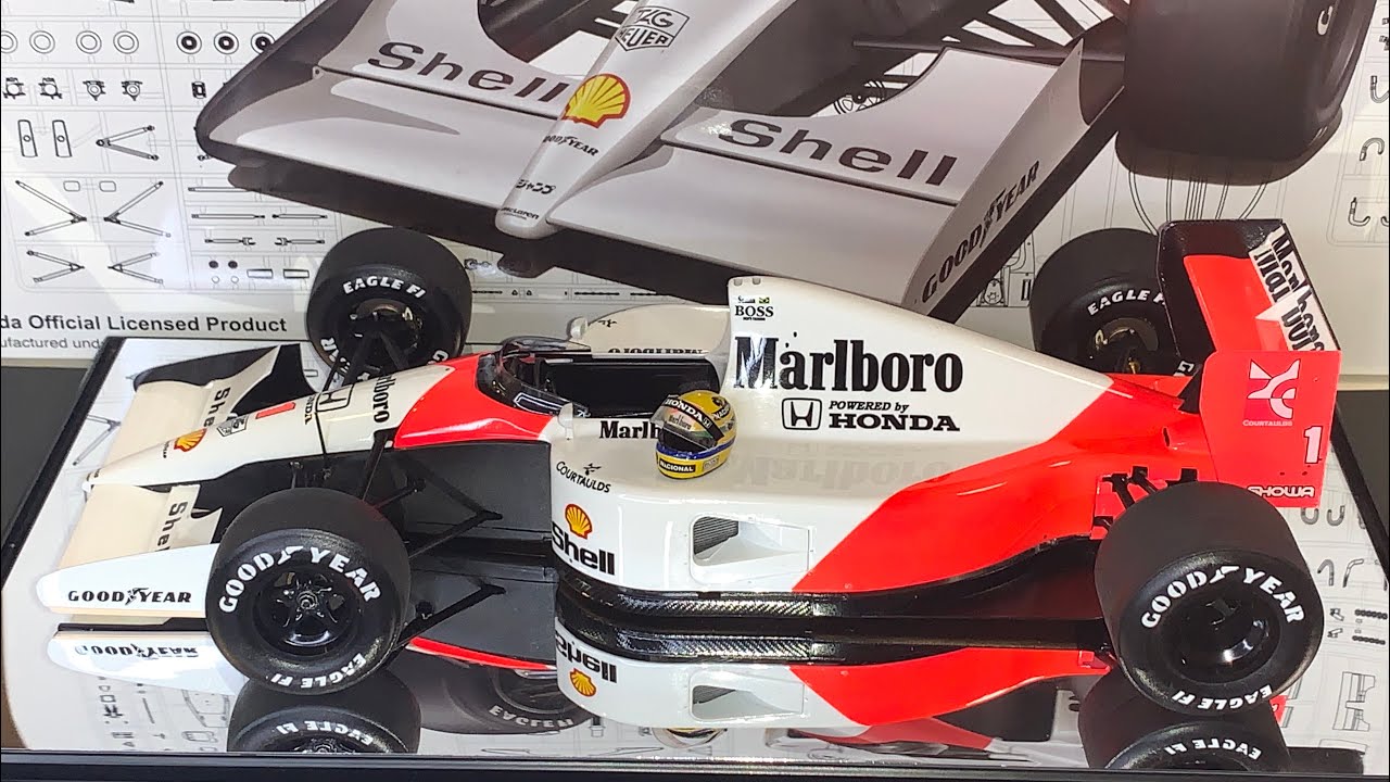 McLaren HONDA MP4/6 FUJIMI 1/20 F1 model kit - YouTube