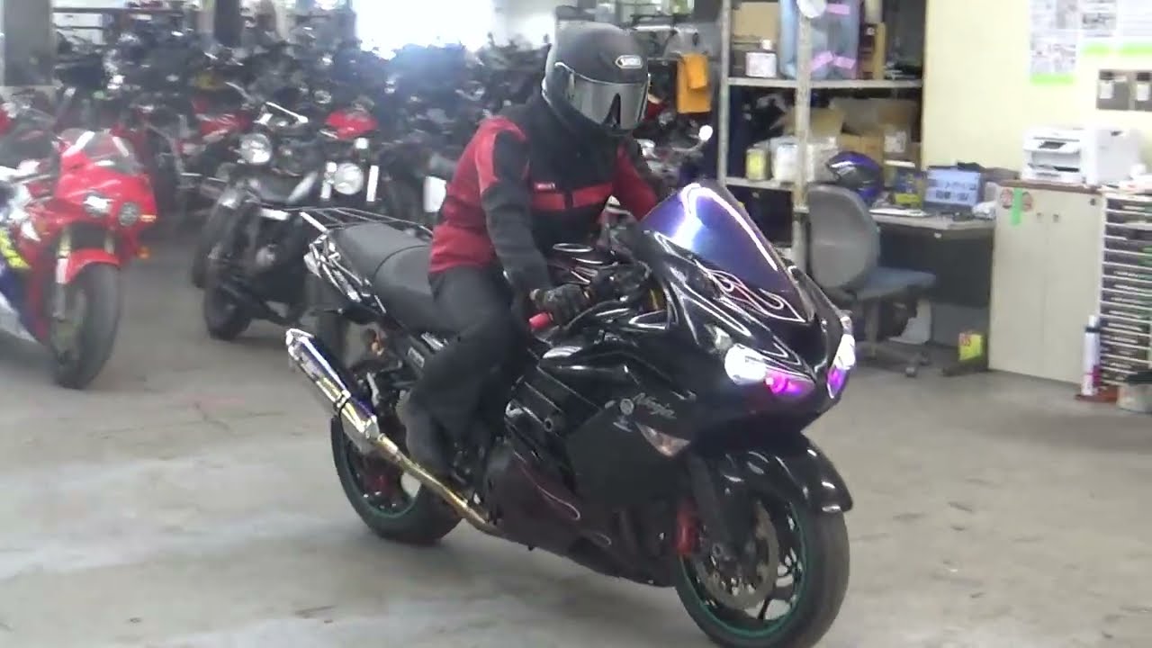 2100011255128 Ninja ZX 14R ABS OHLINS Edition - YouTube