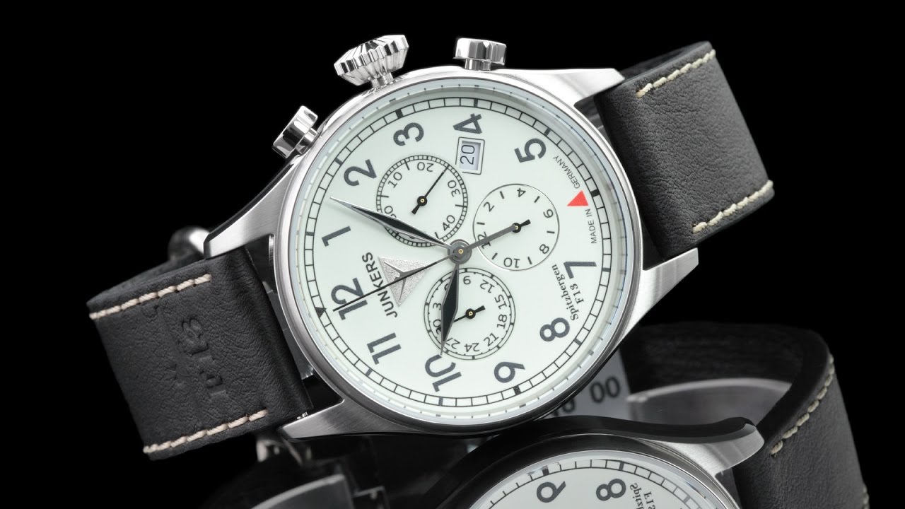 Junkers 6186-5 Spitzbergen F13 German Made Full Lume Dial Quartz