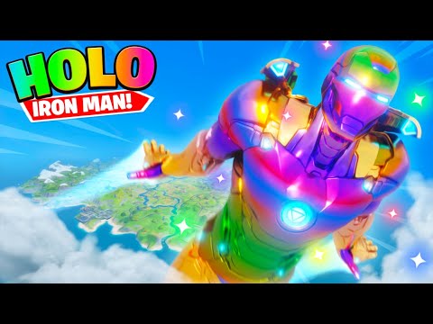 HOLO IRON MAN in Fortnite - YouTube