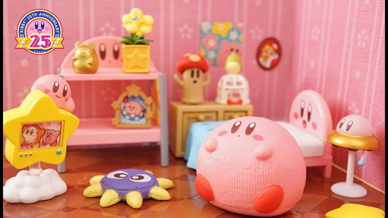kirby miniature toy! 「kirby's happy room」 - YouTube