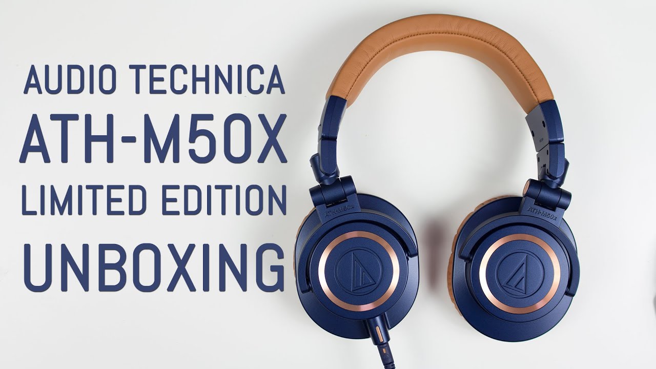 Audio Technica ATH-M50x Limited Edition (Blue) | Unboxing