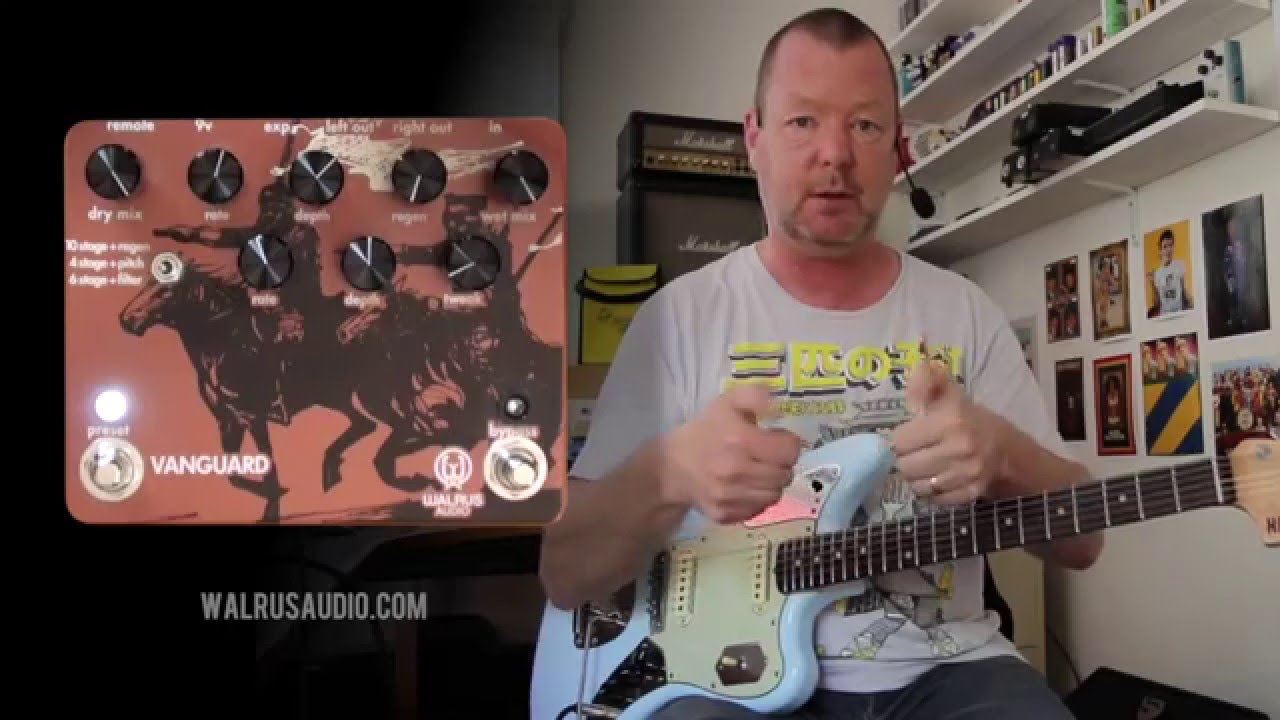 Walrus Audio: VANGUARD DUAL PHASER - YouTube
