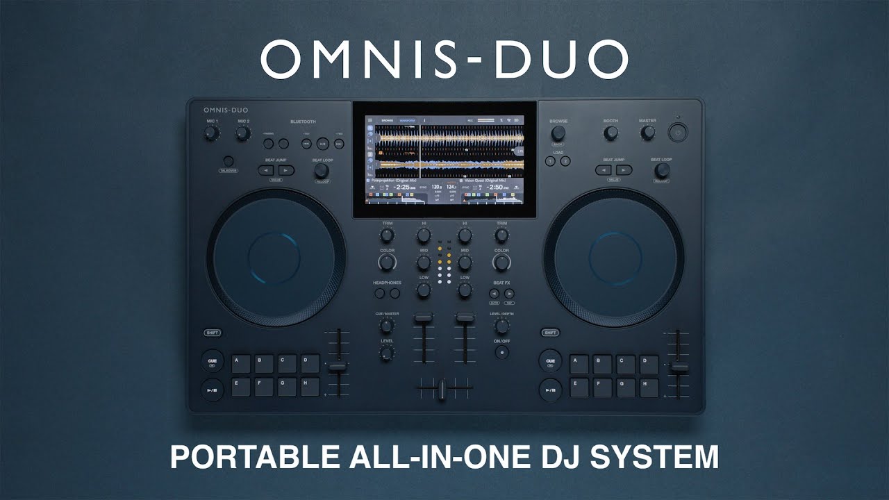 OMNIS-DUO - Portable all-in-one DJ system | AlphaTheta