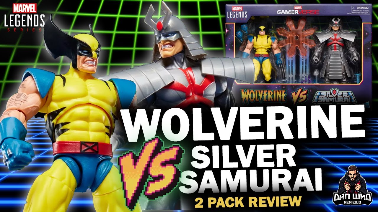 Marvel Legends Wolverine vs Silver Samurai Gamerverse 2 Pack