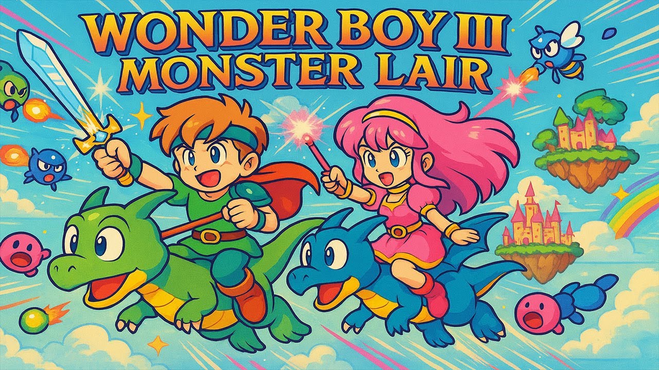 Wonder Boy III: Monster Lair (TurboGrafx-CD) – Colorful Chaos with