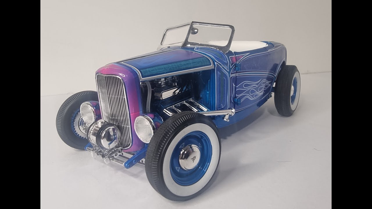 blue flame 1932 ford roadster by acme trading 1 of 468 1/18