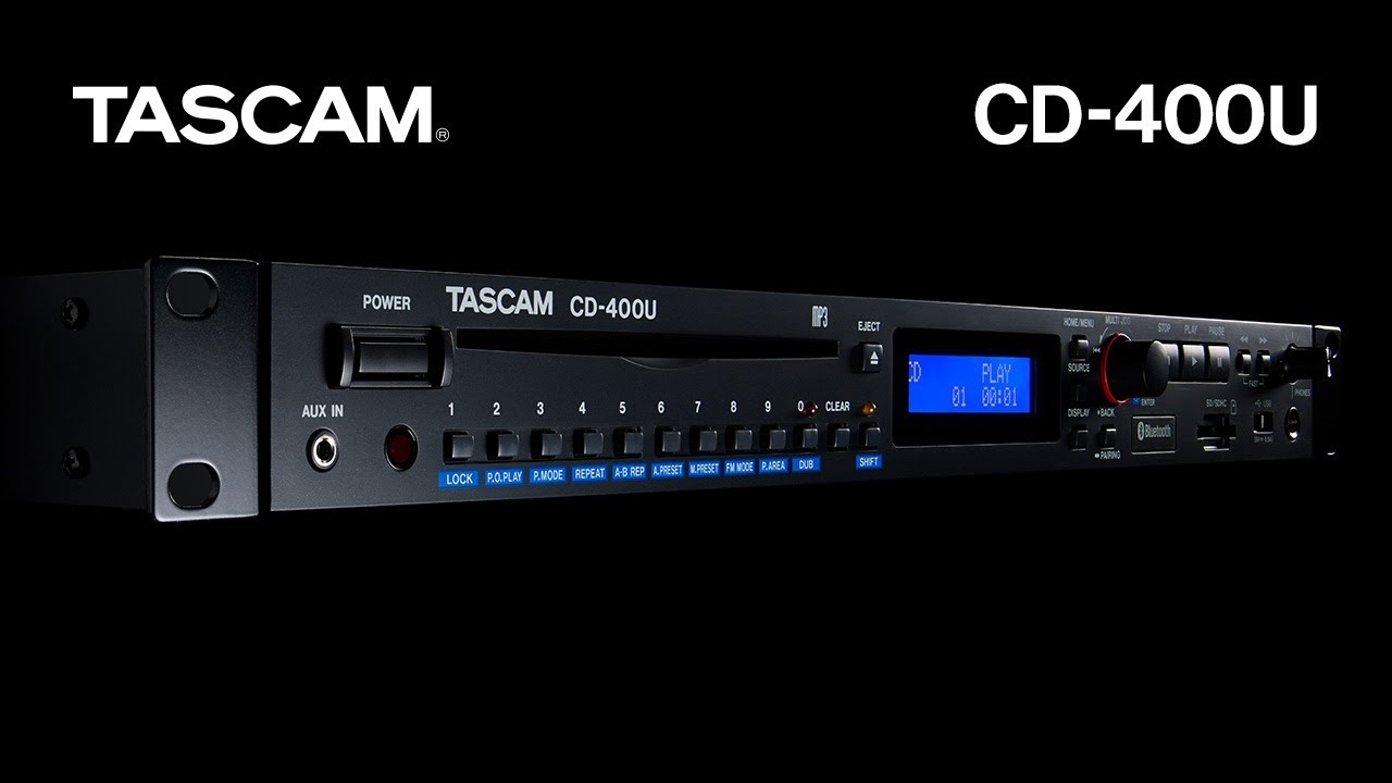 CD-400U | CD/SD/USB Player with Bluetooth® Receiver and FM/AM