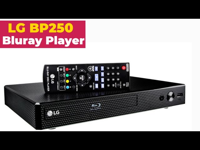 LG Bluray Player BP250 | Quick View - YouTube