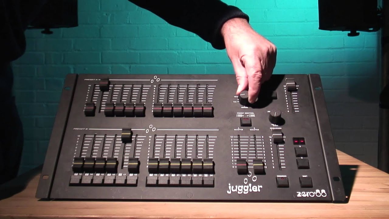 The Zero 88 Juggler Lighting Desk - YouTube