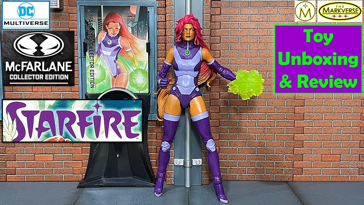 STARFIRE McFarlane DC Multiverse Collector Edition Toy Unboxing