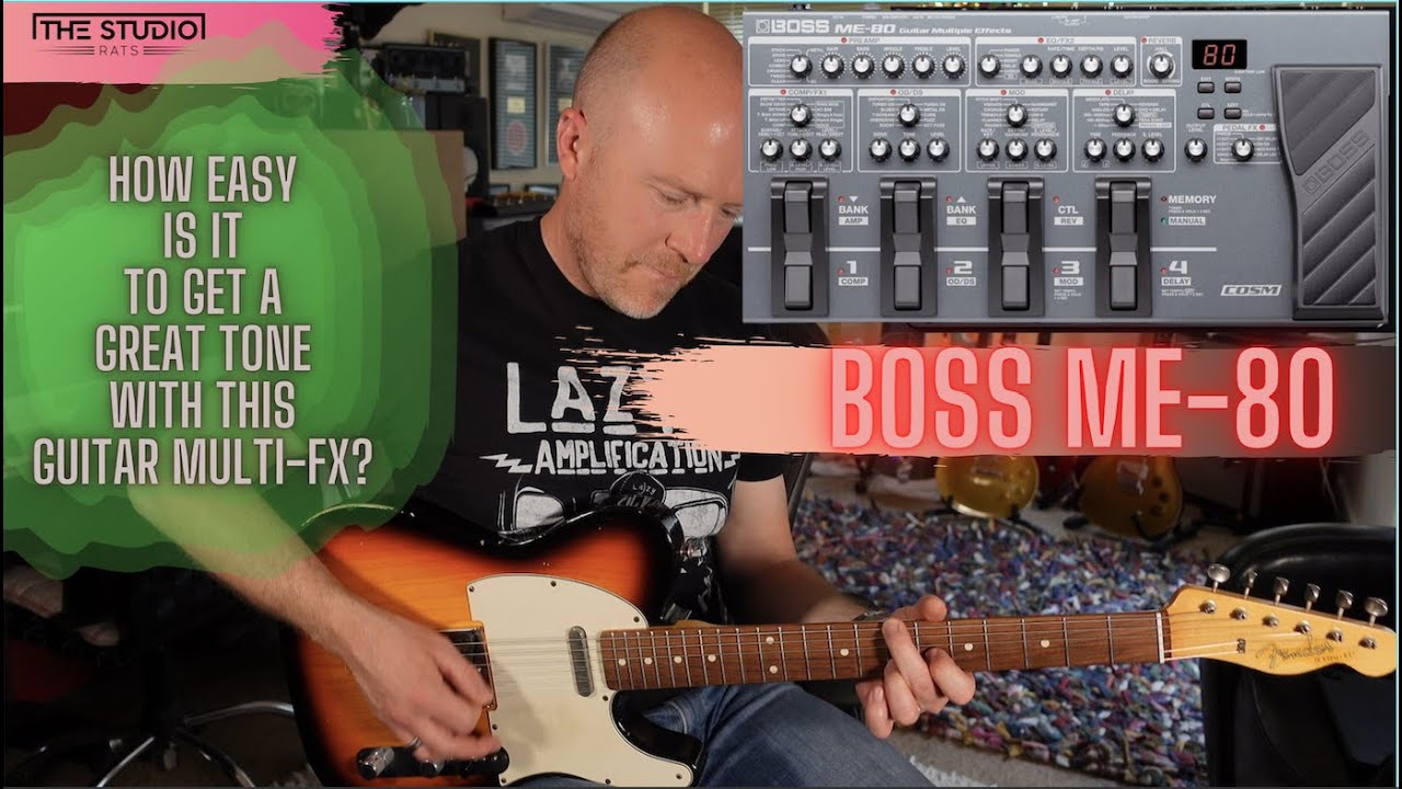 Boss ME-80 - Great Sounding Easy To Use Guitar Multi-FX - YouTube
