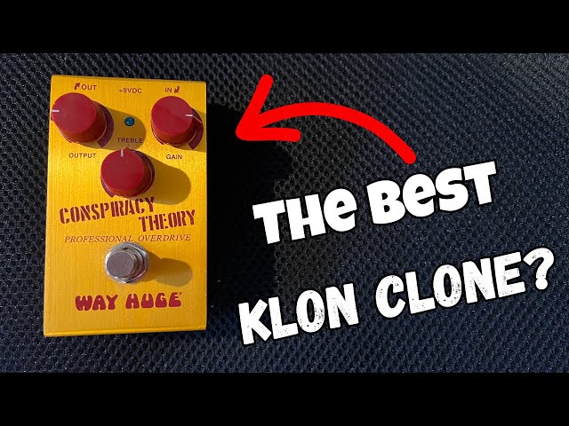 Way Huge Conspiracy Theory Overdrive Pedal - YouTube