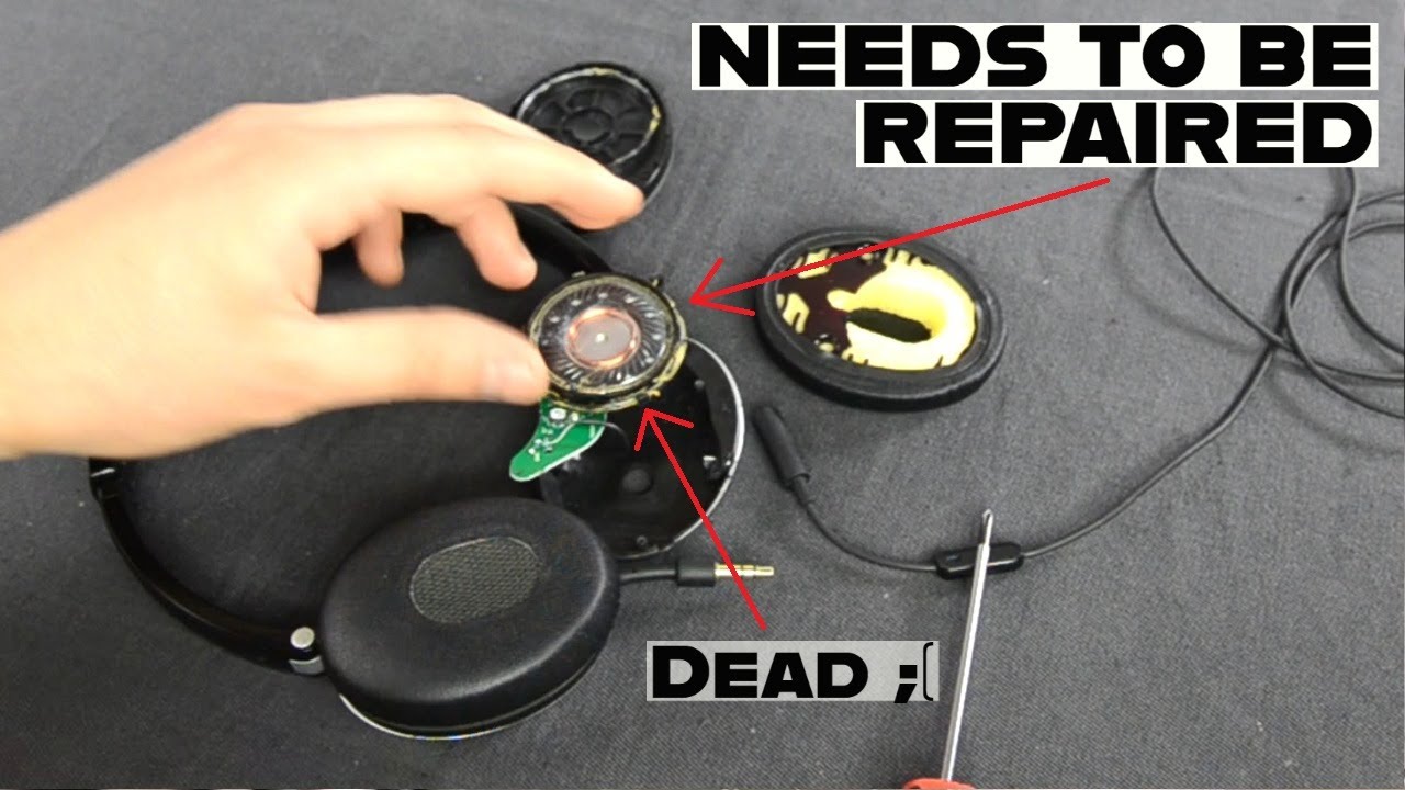 How to repair Bose on-ear headphones [one side only working] - YouTube