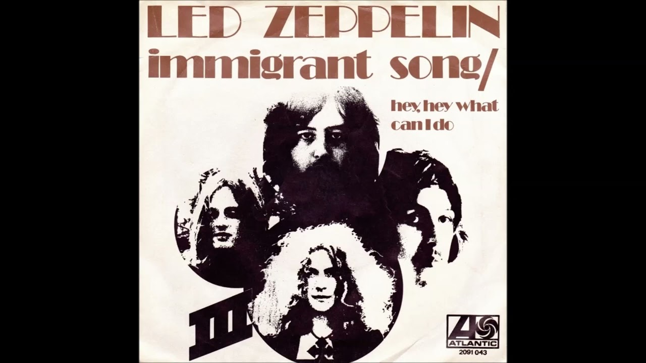 Led Zeppelin - Immigrant Song (Single Version) - Vinyl recording