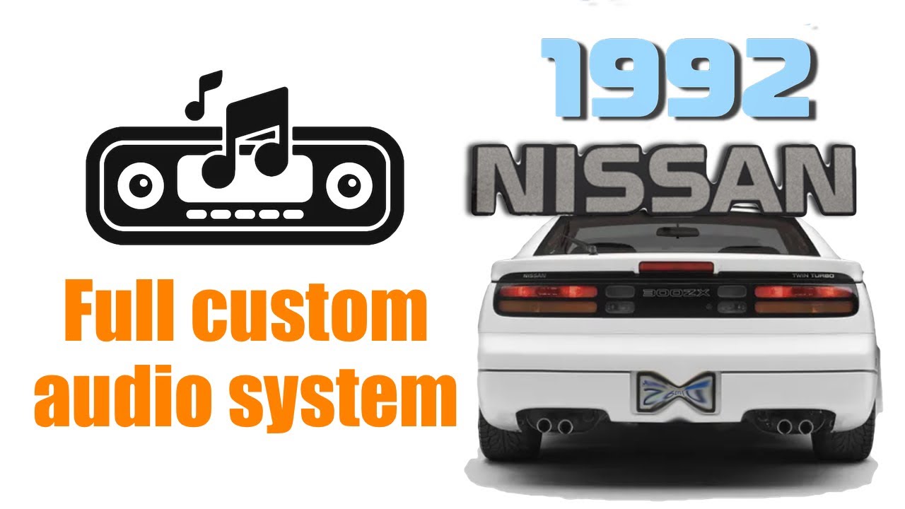 1992 Nissan 300ZX -Full custom sound system #carcustom