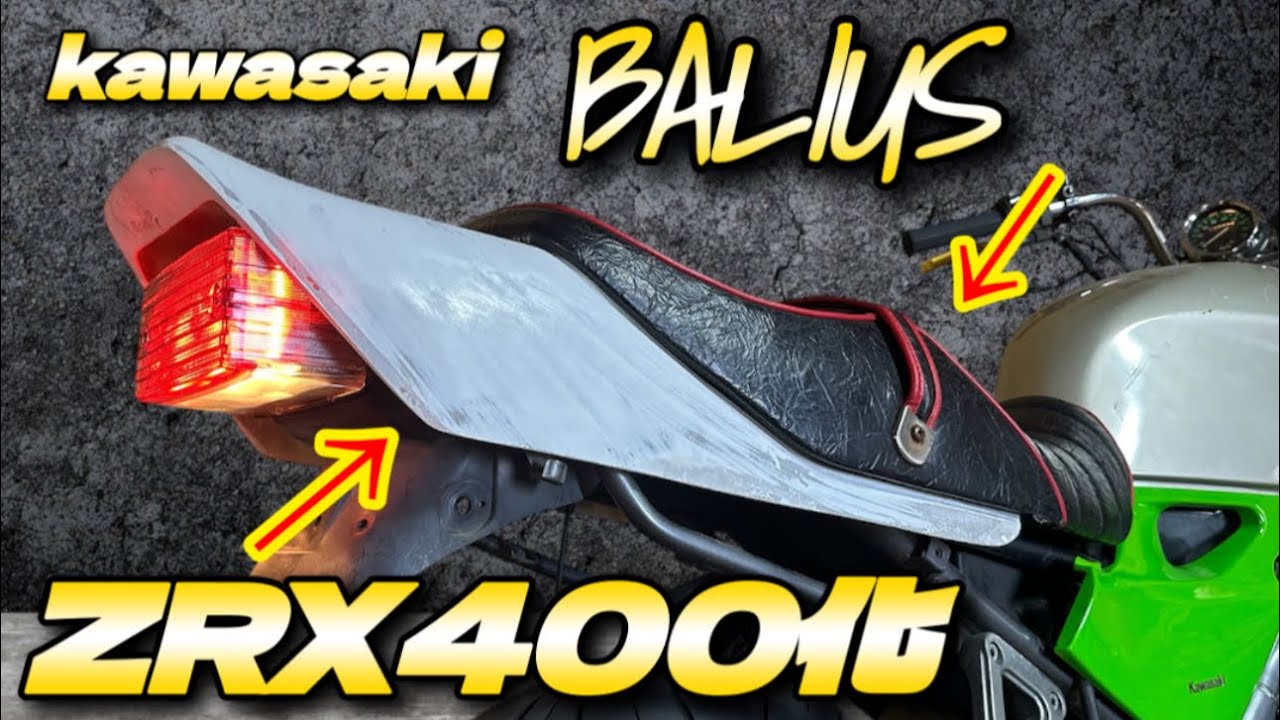 Ideal appearance] The tail of a ZRX400 was transplanted to a