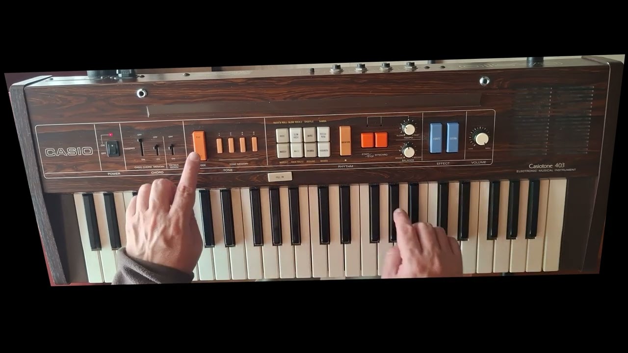 Teclado Casio CASIOTONE 403 - YouTube