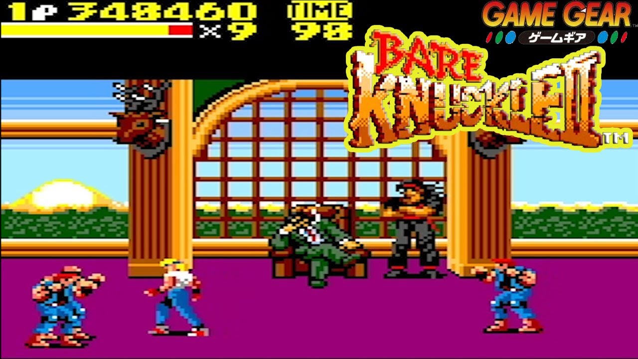 Game Gear ベア ナックル 2 / Bare Knuckle II - Full Game - YouTube