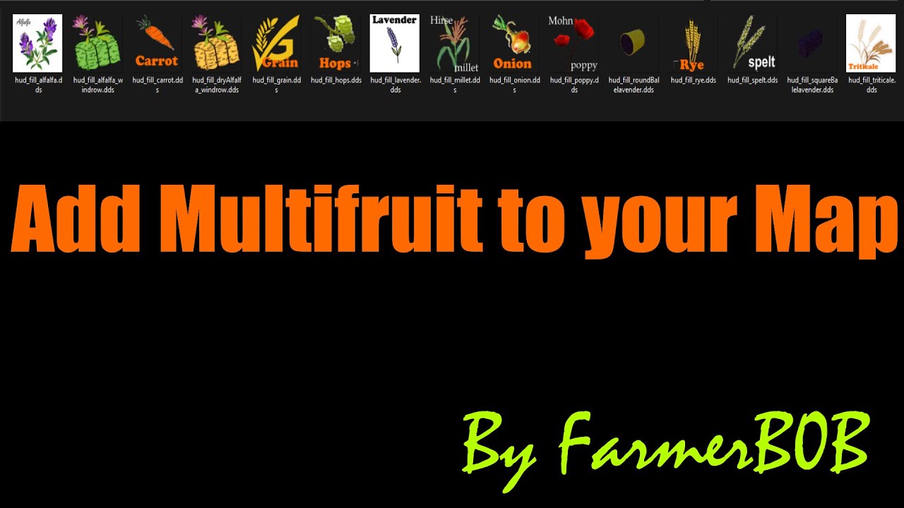 How to add Multi-Fruit or Extra Fruit to your Map - YouTube
