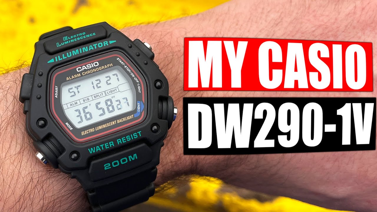 Casio DW290-1V rivals my G Shock DW5600 & GBD 200 - YouTube