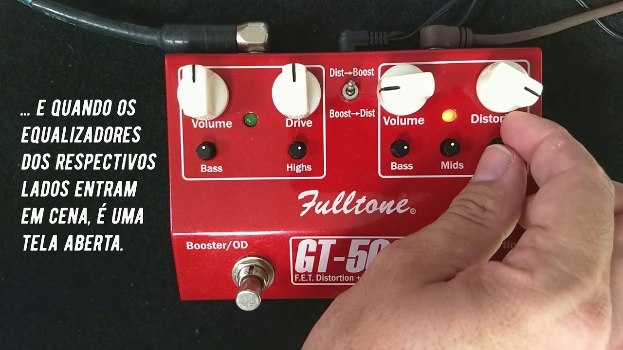 Fulltone GT-500 GT500 Overdrive Distortion Pedal - YouTube