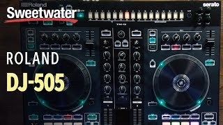 Roland DJ-505 2-channel Serato DJ Pro Controller with Drum Machine